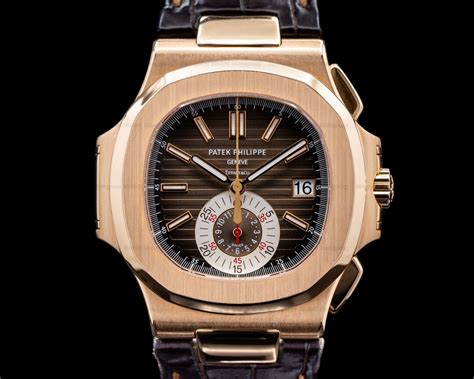 patek philippe nautilus chronograph 18kt rose gold 5980r-001|Patek Philippe Nautilus 5980R.